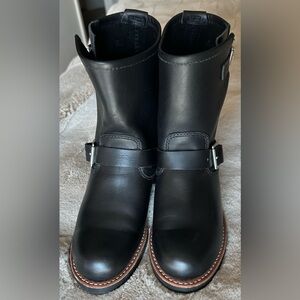 Red Wing Shoes Black Leather Men's Boots